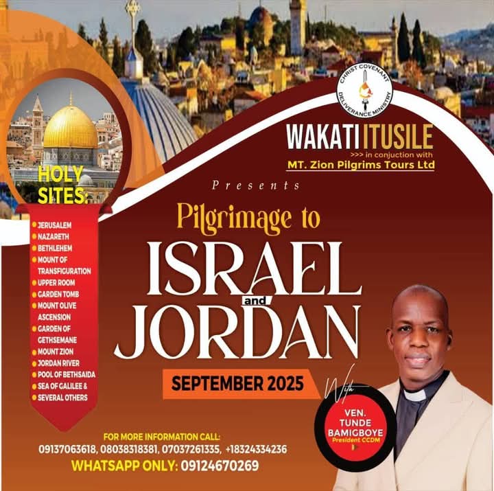 Pilgrimage to Israel & Jordan